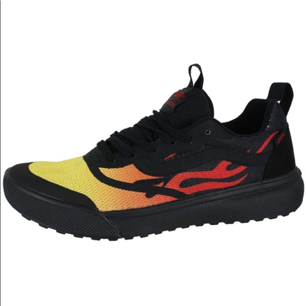 Vans UltraRange rapidweld flame sneaker shoes blk